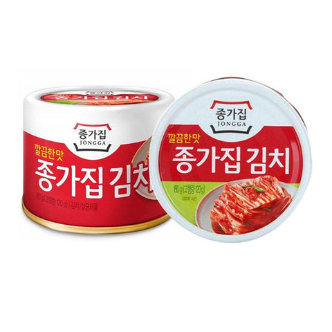 Kimchi en lata / 깔끔한 종가집 김치 160g | Hanba