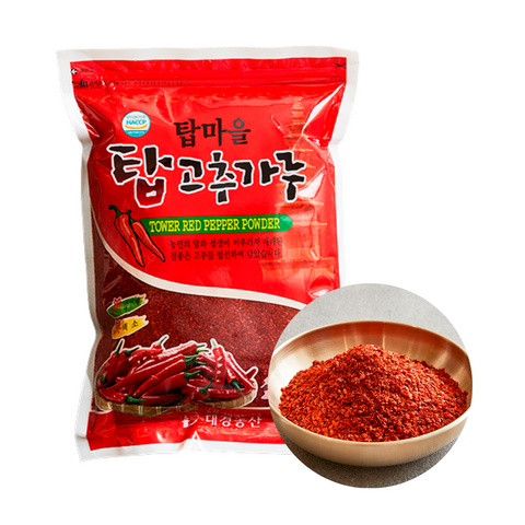 Polvo grueso de chile para kimchi / 탑고추가루 / 500g | Hanba
